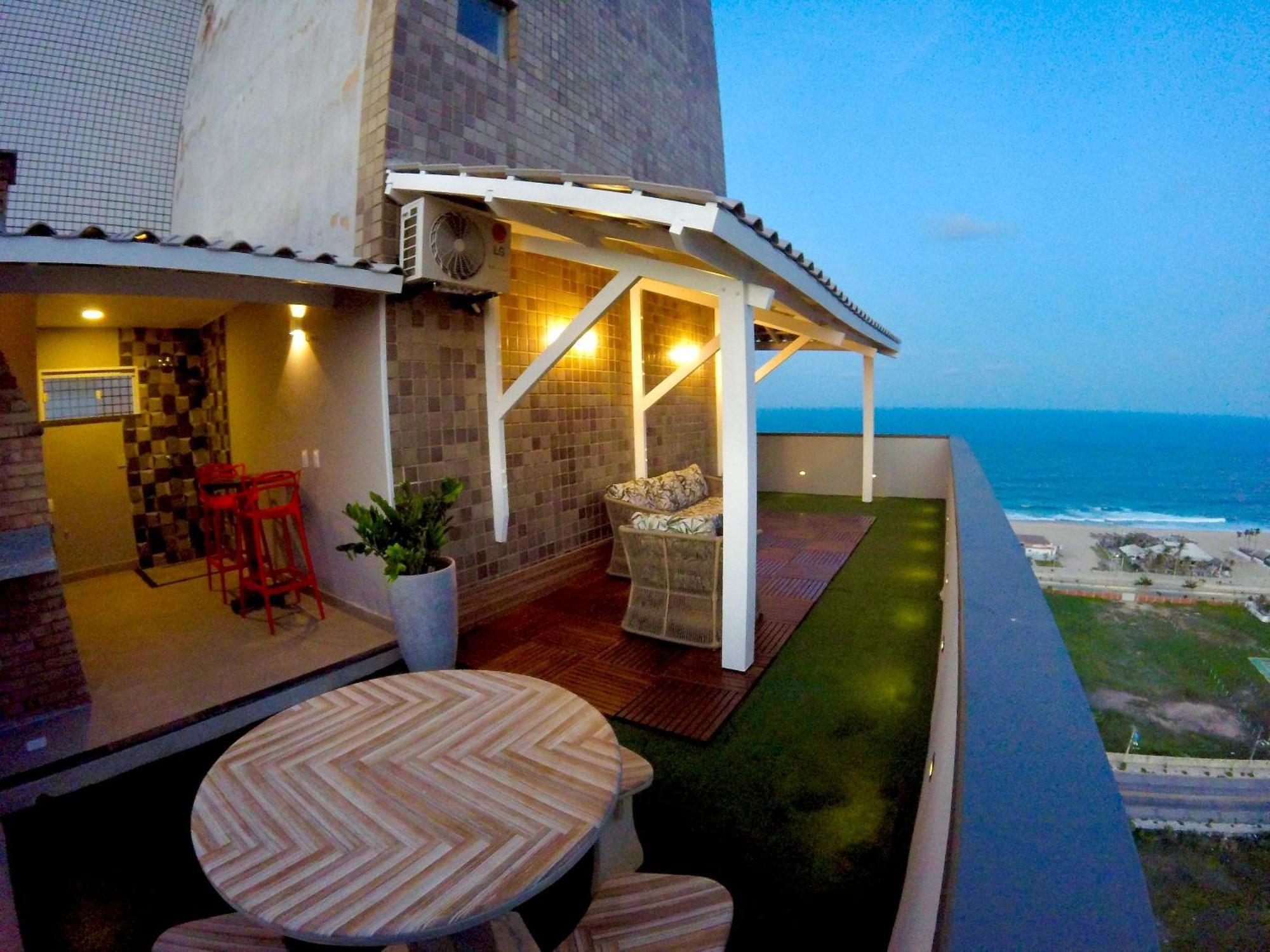 Apartamento Cobertura Vista Mar Com Deck Privativo Churrasqueira