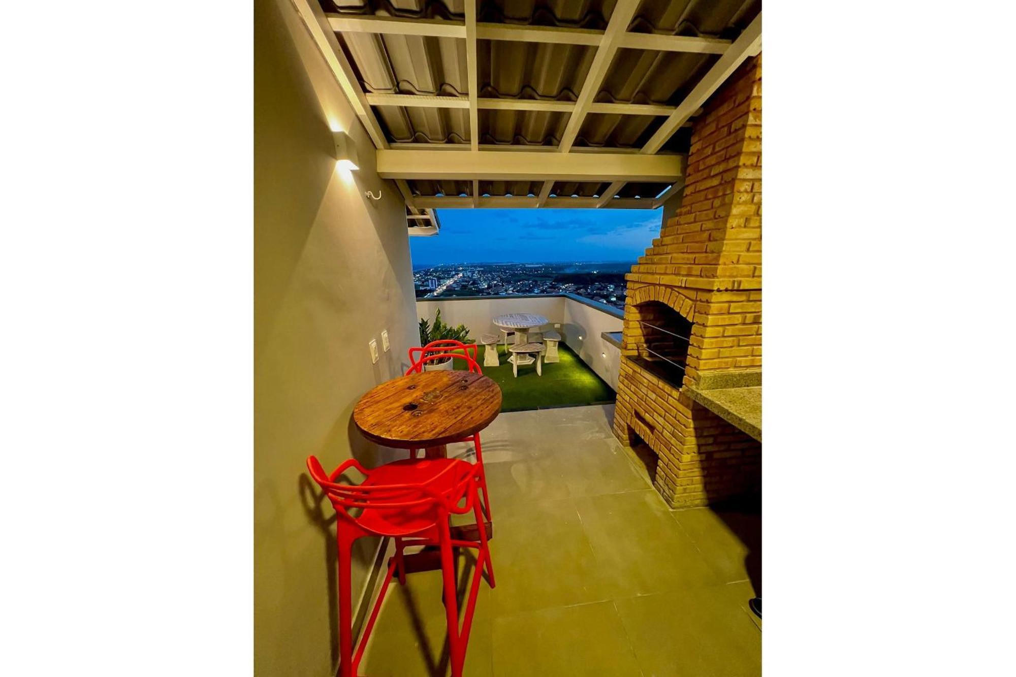 Cobertura Vista Mar Com Deck Privativo Churrasqueira Apartamento