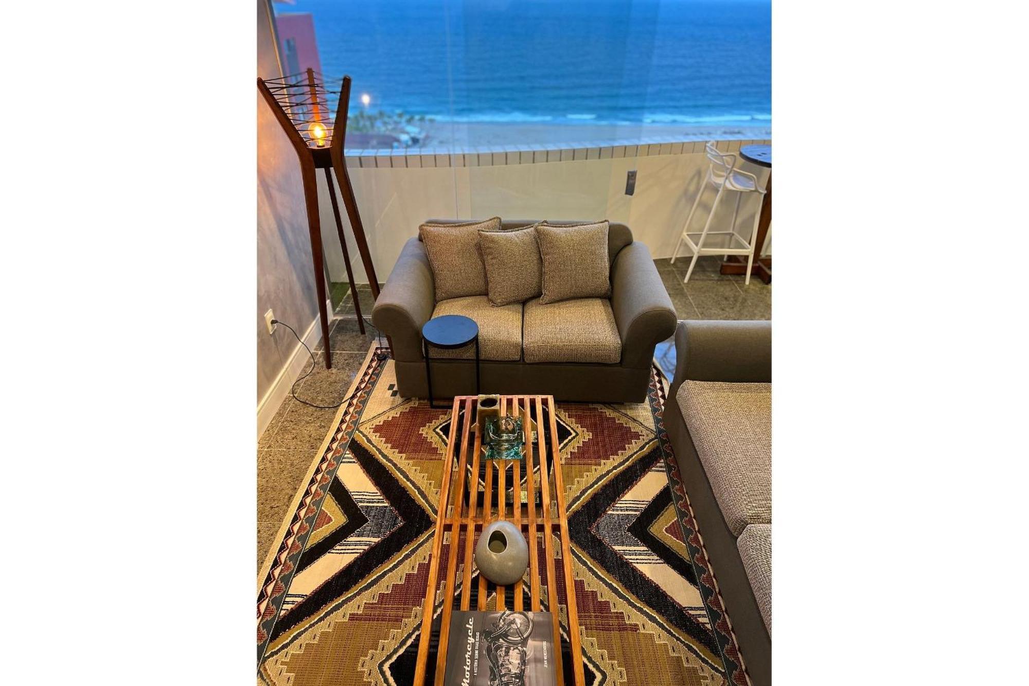 Apartamento Cobertura Vista Mar Com Deck Privativo Churrasqueira *