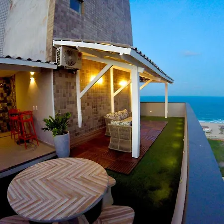 Apartamento Cobertura Vista Mar Com Deck Privativo Churrasqueira